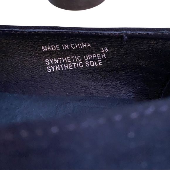 NEW STEVE MADDEN DANNIE BLACK FAUX SUEDE SLIP ON FLATS SHOES SIZE 8.5 - Picture 9 of 13